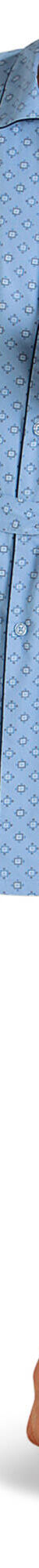 Pyjaveste imprimé popeline polycoton (bleu) Pyjaveste imprimé popeline polycoton (bleu)